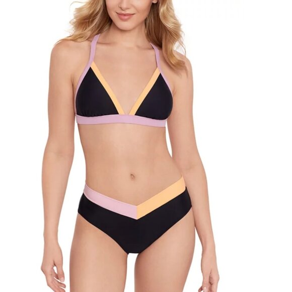 Salt + Cove Juniors' Contrast Trim Bikini Bottoms - Size: Large - NWT - Picture 4 of 11